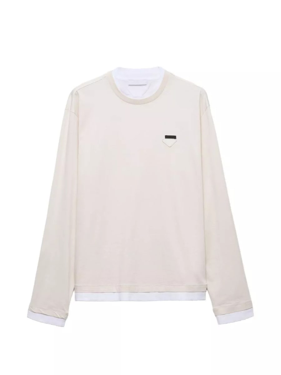 Prada logo t-shirt in cotone