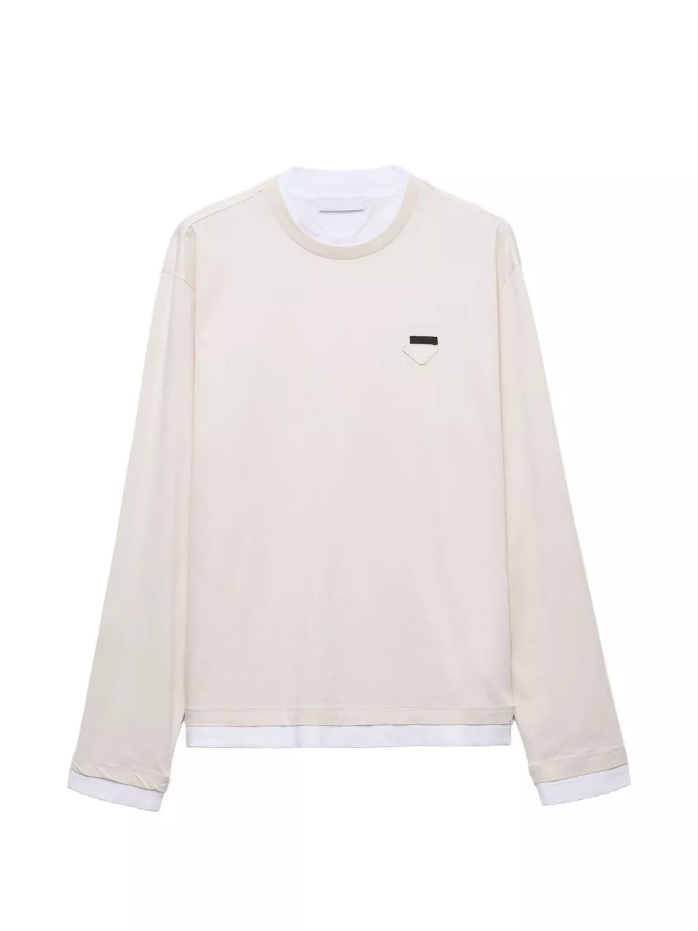 Prada logo t-shirt in cotone