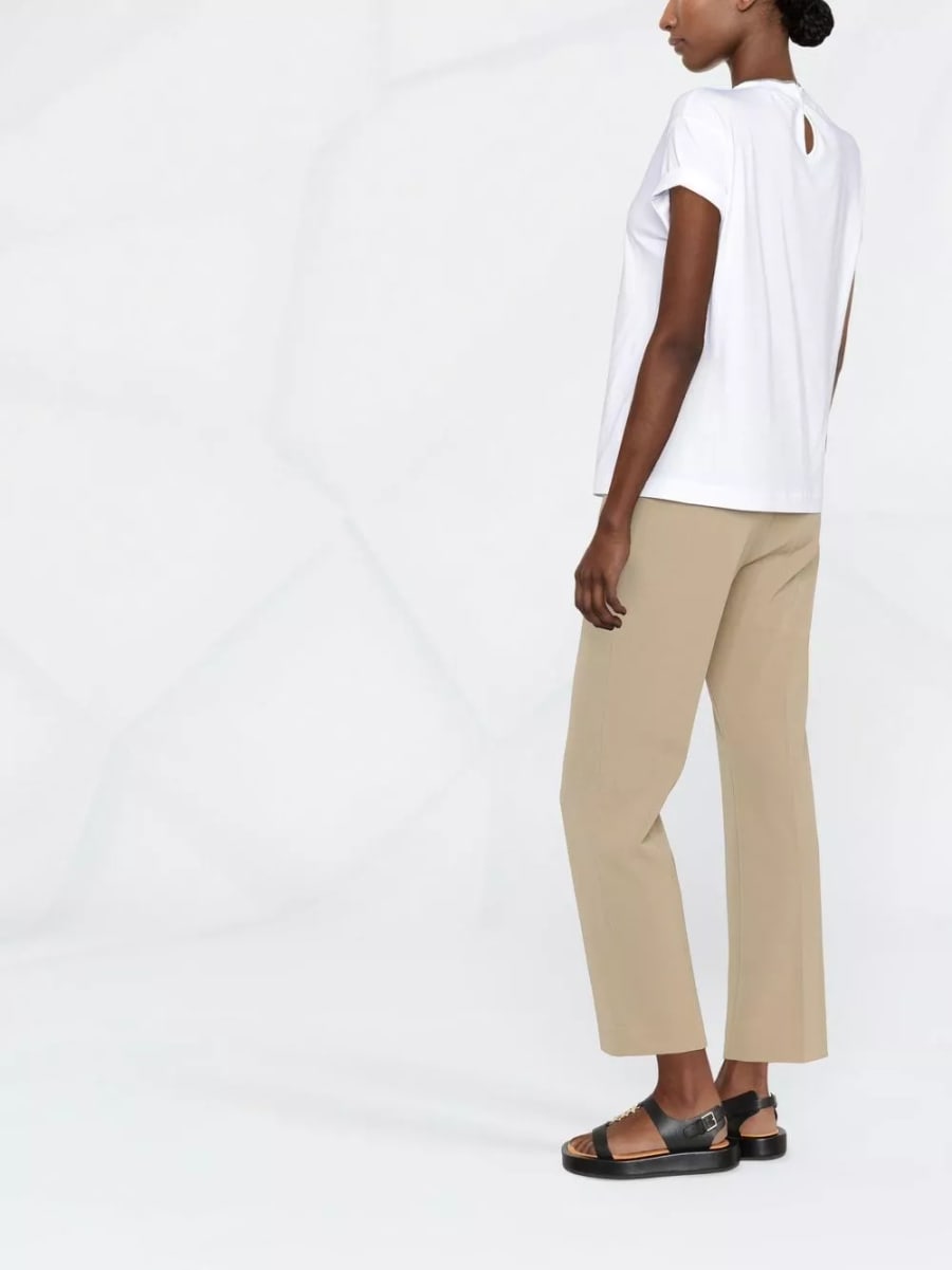 Brunello Cucinelli T-shirt in cotone, view 3
