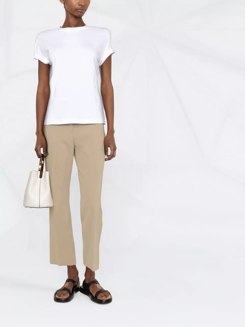 Brunello Cucinelli T-shirt in cotone, view 2
