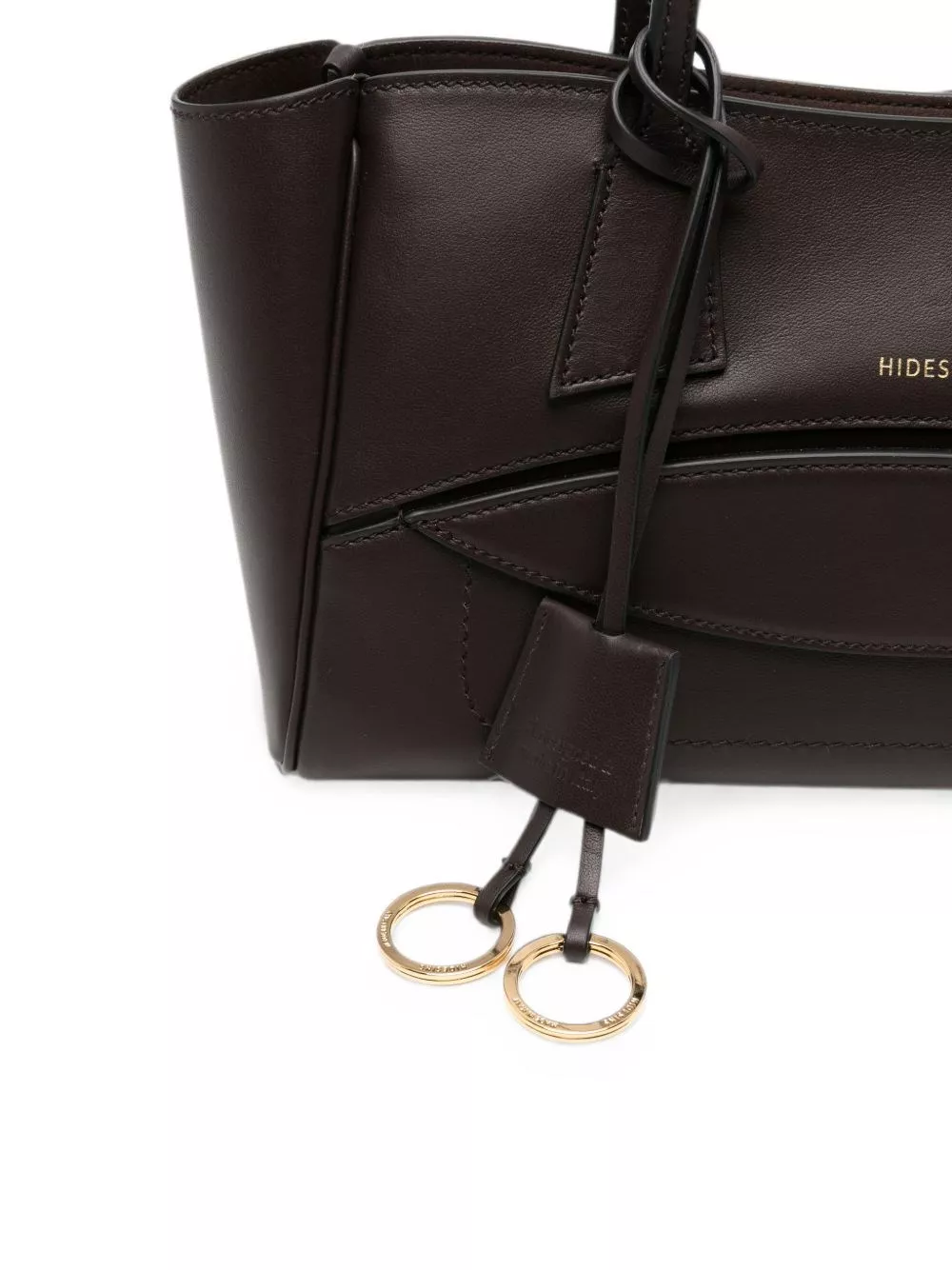 Hidesins Borsa shopping in pelle piccola, view 2