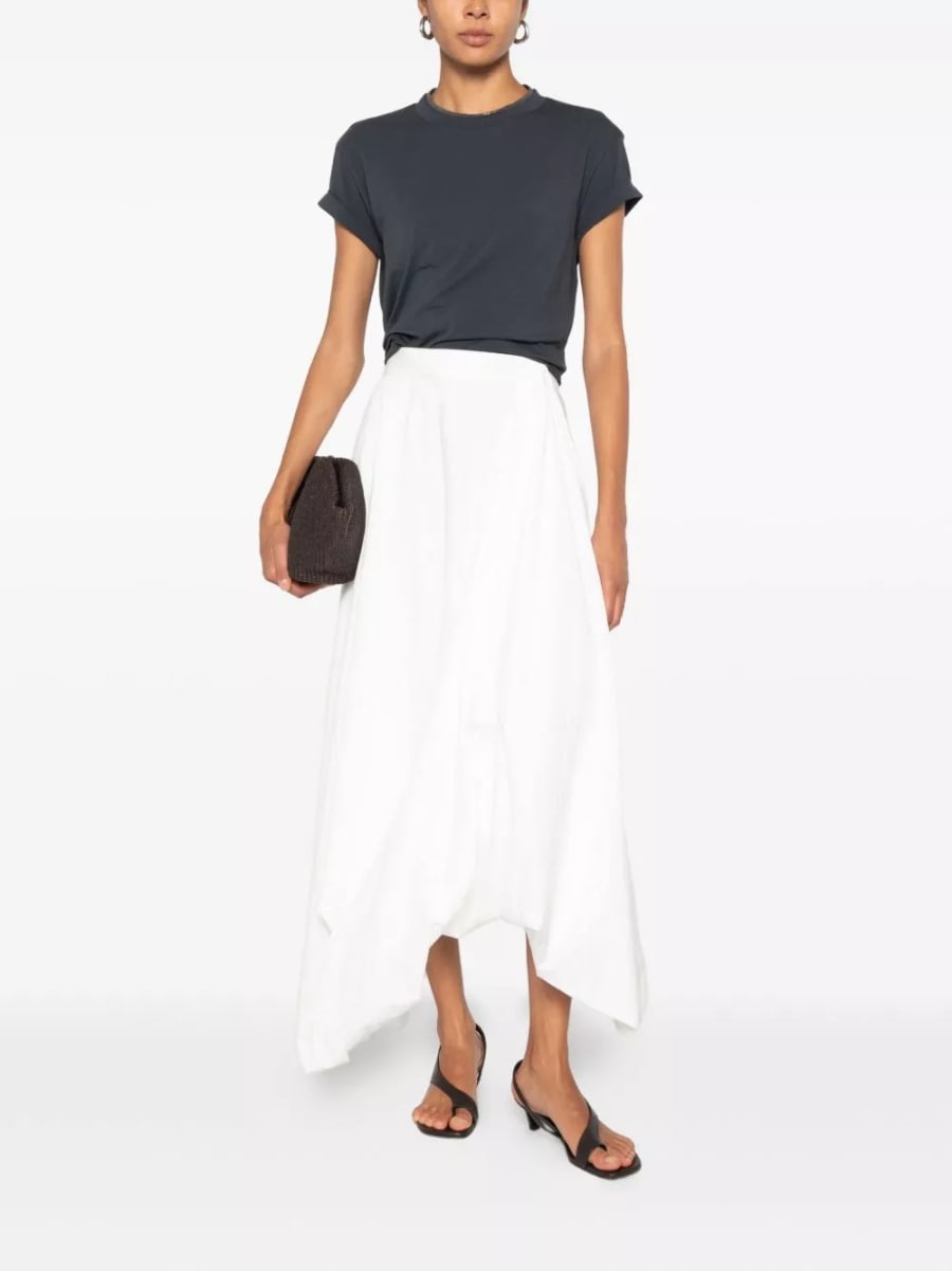 Brunello Cucinelli T-shirt in cotone, view 2