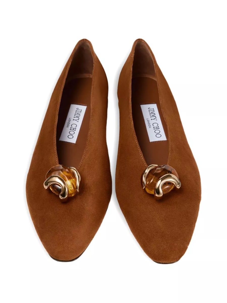 Jimmy Choo Ballerine in pelle Margot, view 3