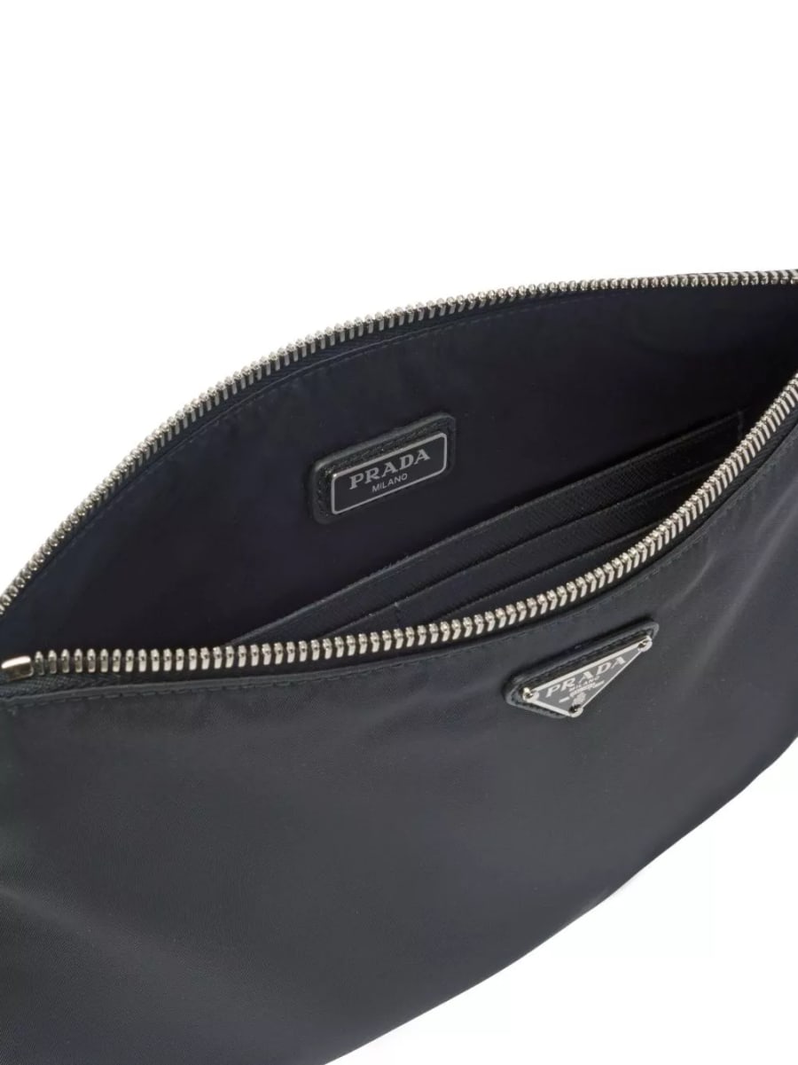 Prada Pochette in Re-Nylon e saffiano, view 2