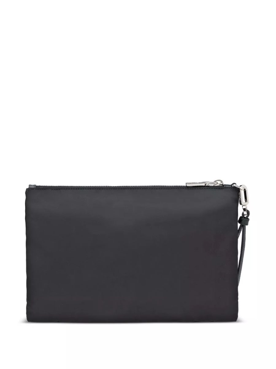 Prada Pochette in Re-Nylon e saffiano, view 4