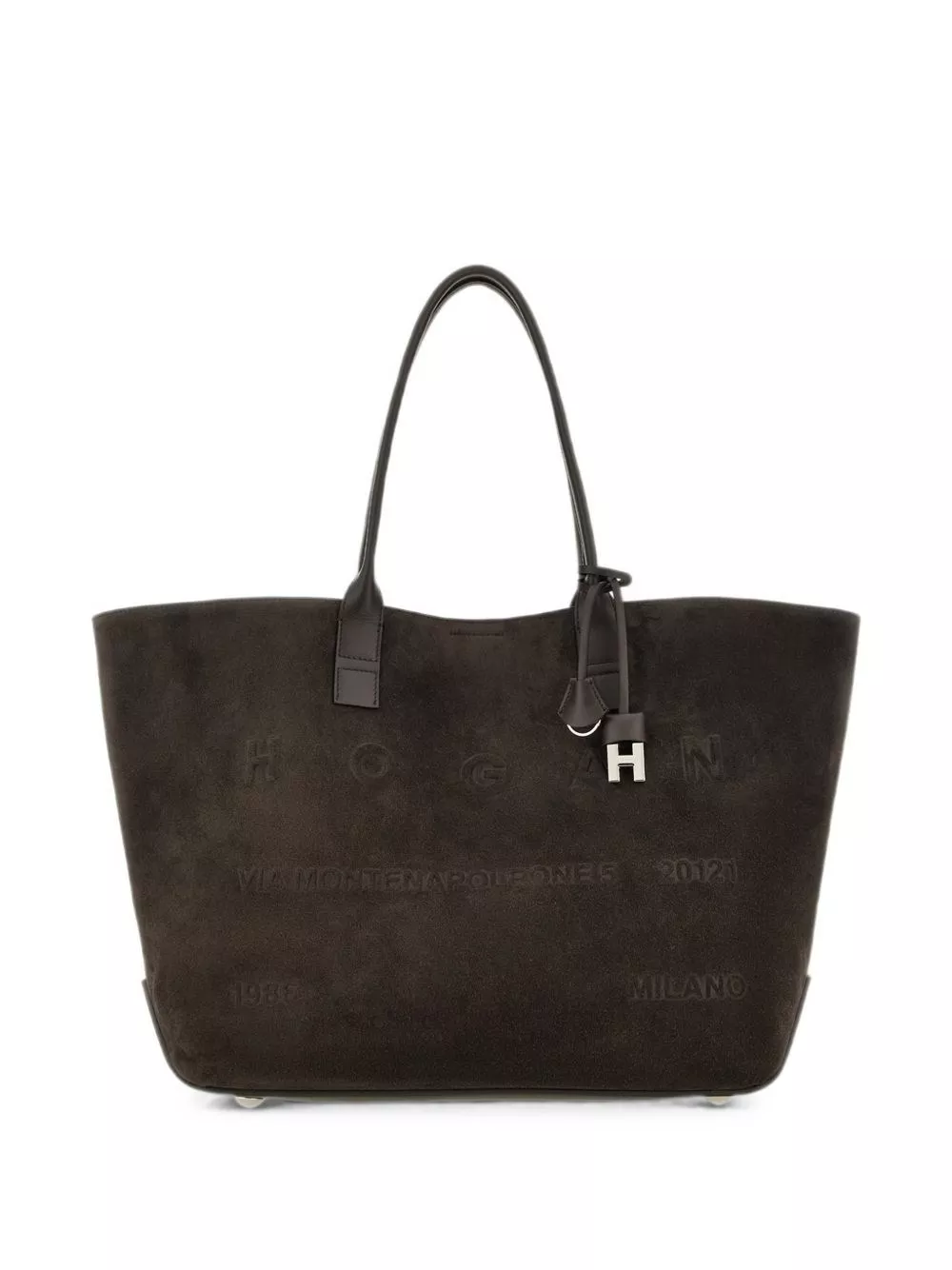 Hogan Borsa tote in pelle media Address