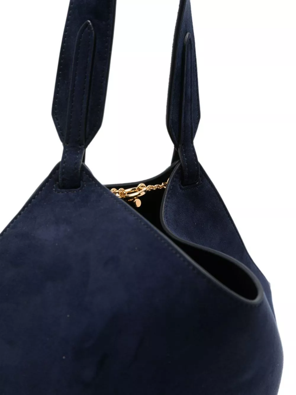 Khaite Borsa a secchiello mini in pelle Lotus, view 2