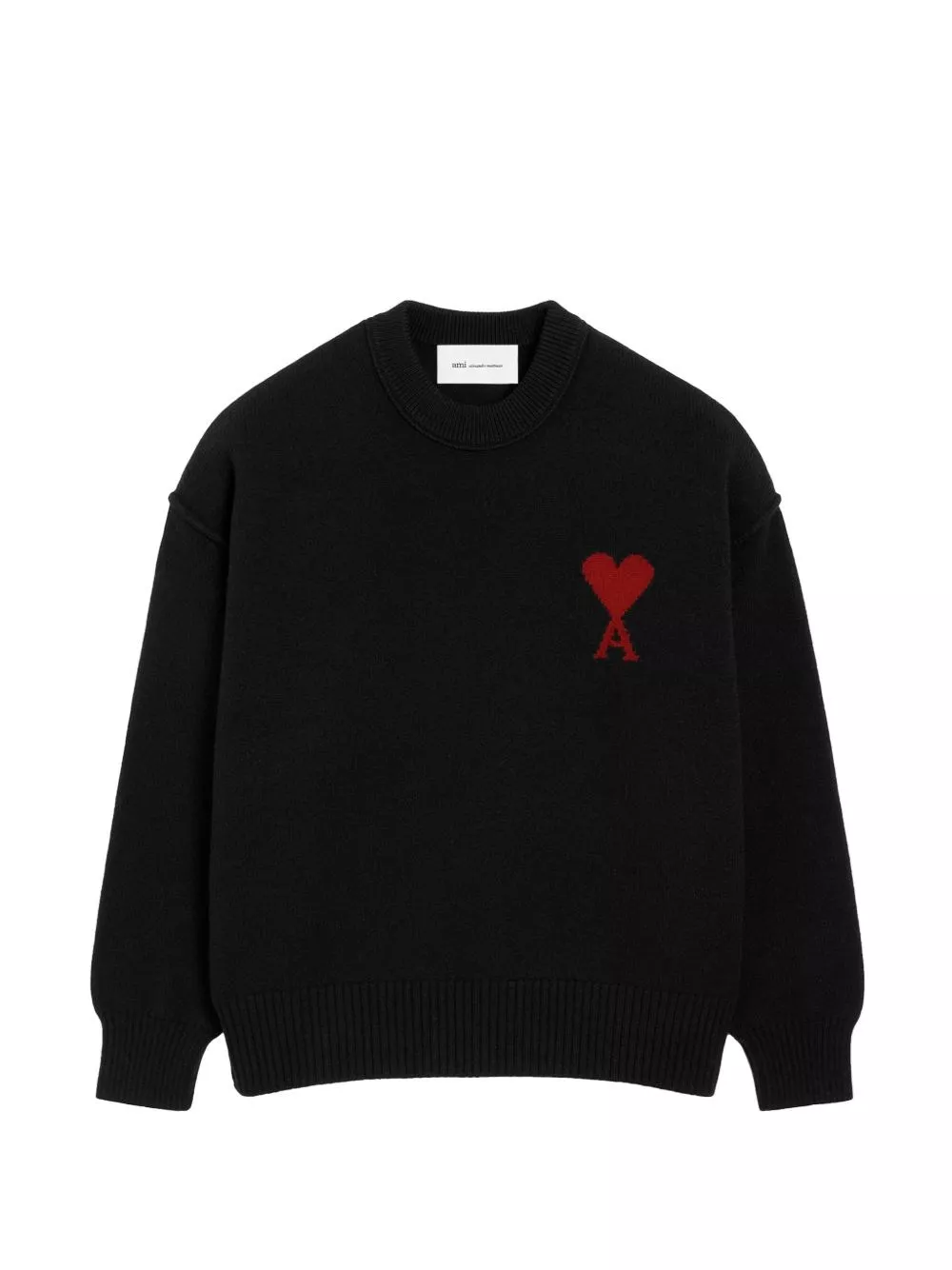 AMI Paris Maglione girocollo in lana Ami De Coeur