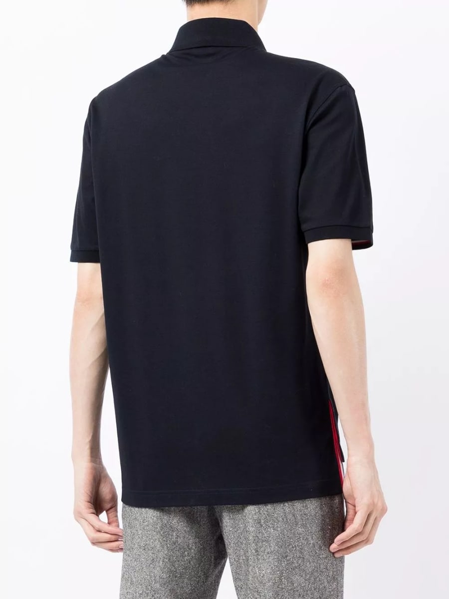 Thom Browne la polo in cotone, view 3