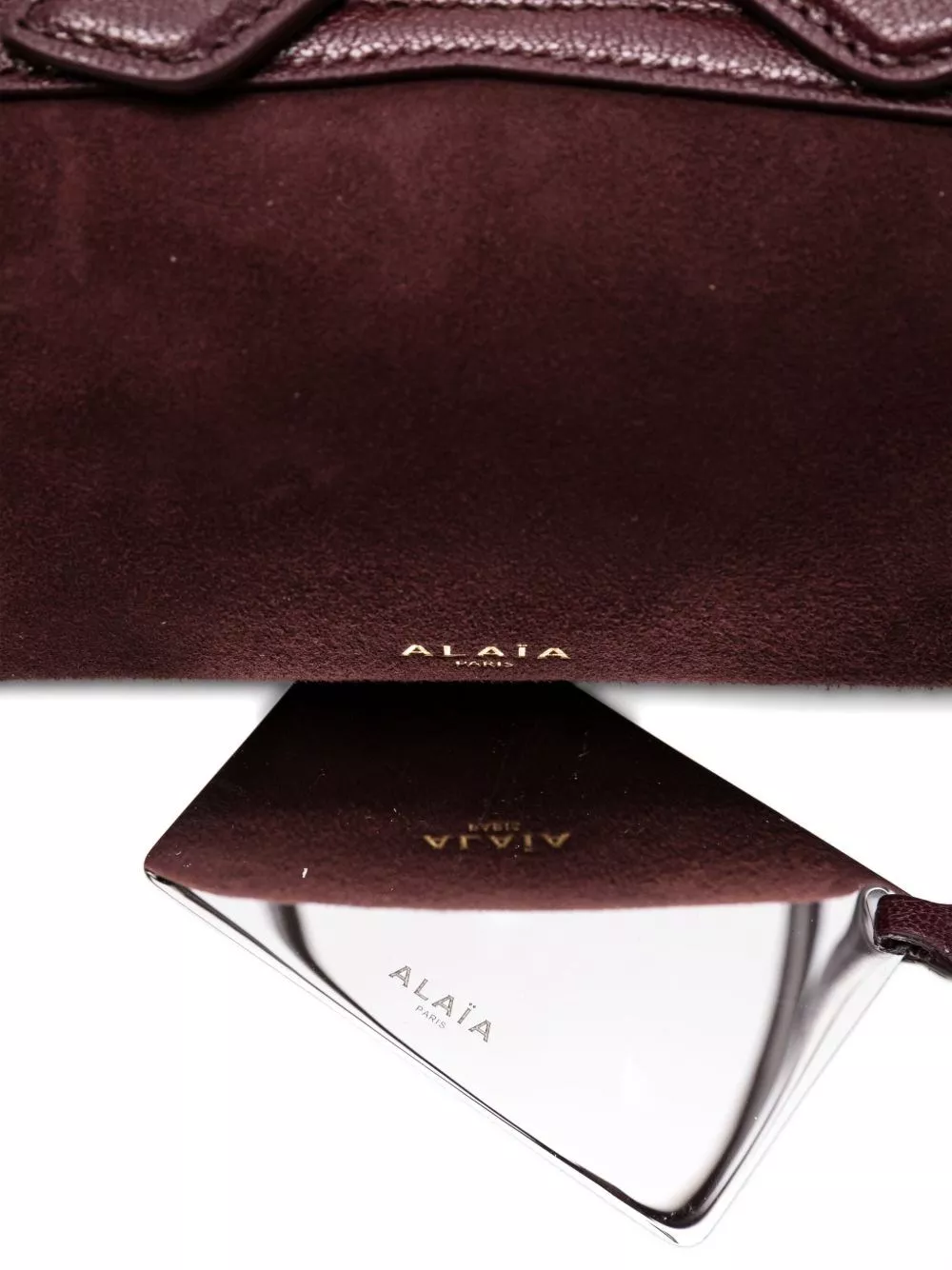 Alaïa Borsa a spalla in pelle Le Teckel small, view 2