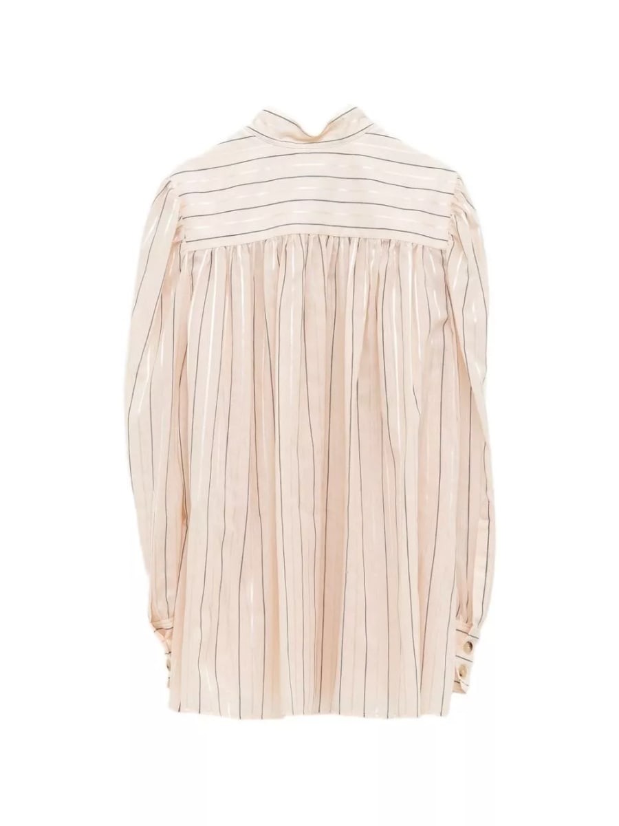 Chloé Camicia di seta a righe, view 3