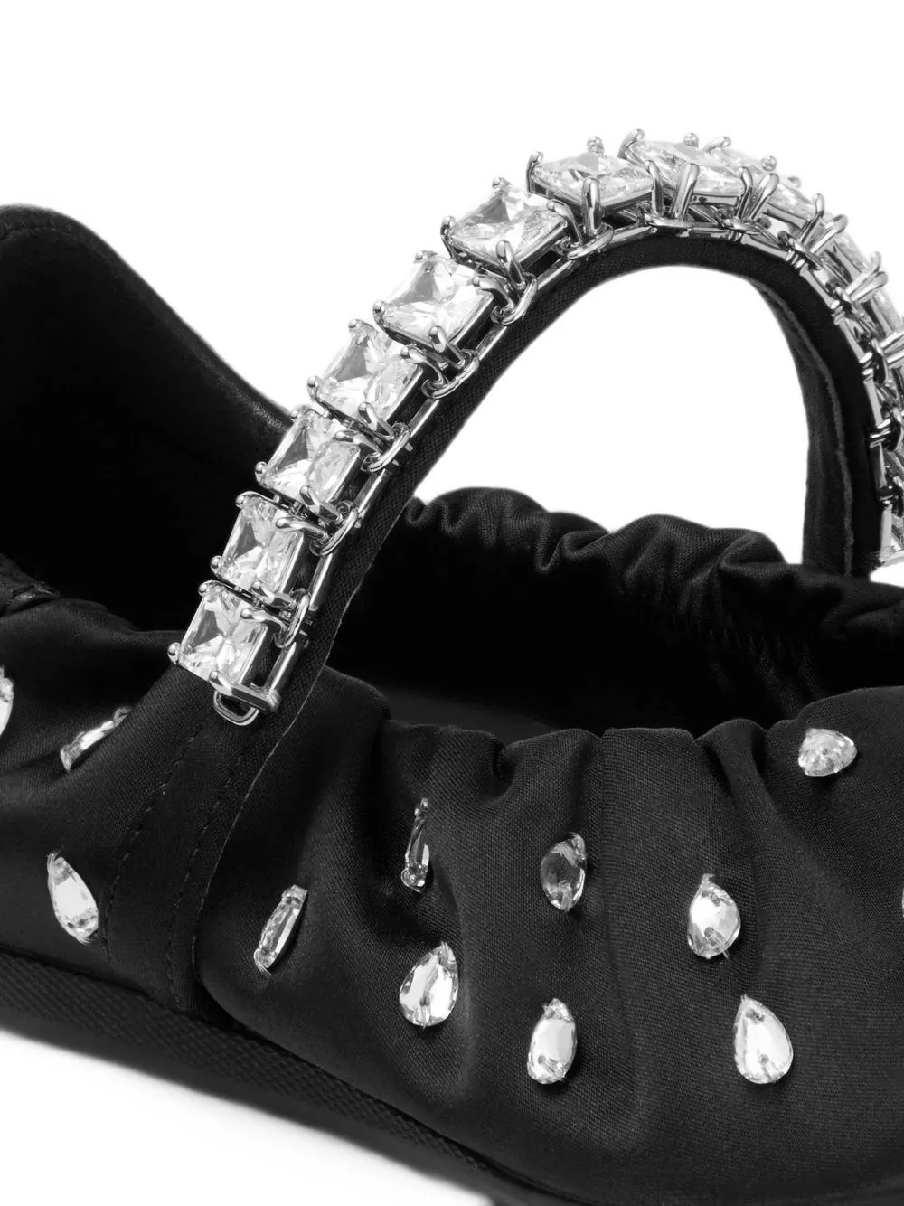 Jimmy Choo Ballerine in pelle Jade, view 2