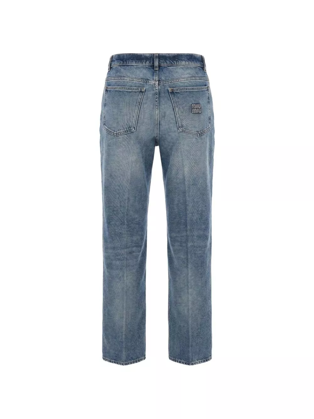 Miu Miu Jeans in denim di cotone, view 2
