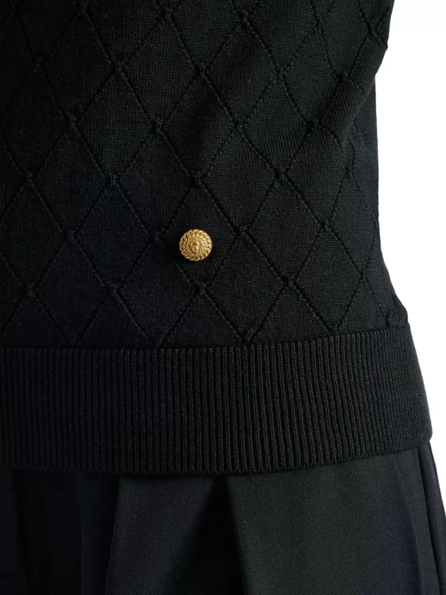 Balmain Top in lana, view 5