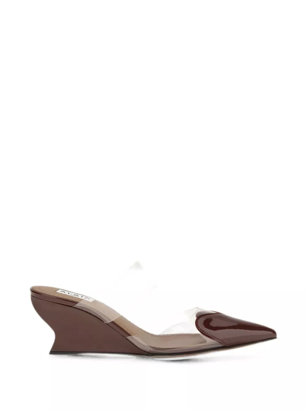 Alaïa Le Coeur wedge mules