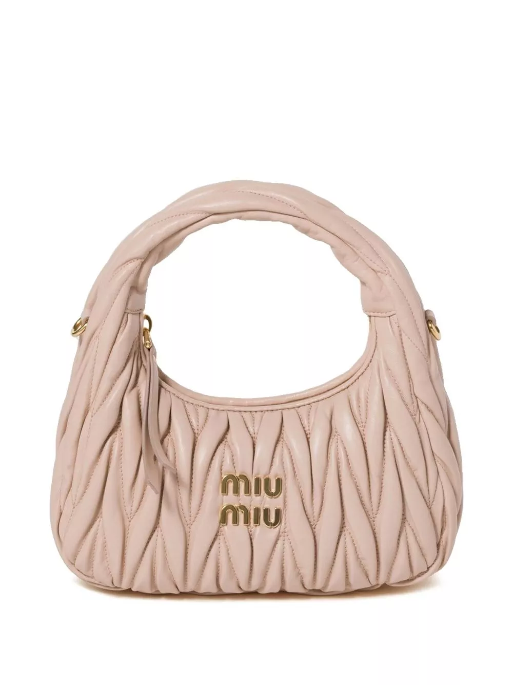 Miu Miu Borsa hobo in pelle matelassé Wander