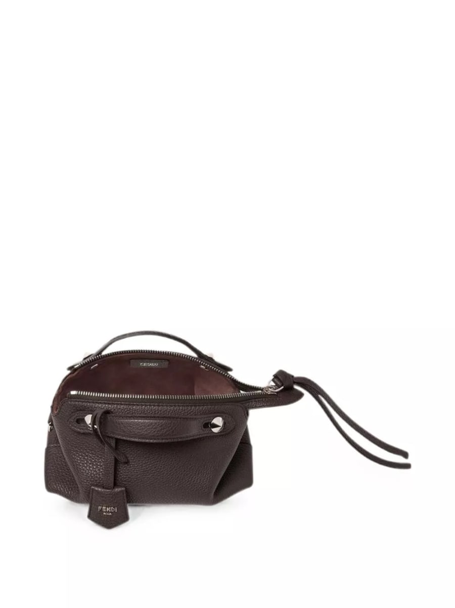 Fendi Borsa a mano mini in pelle By The Way, view 4