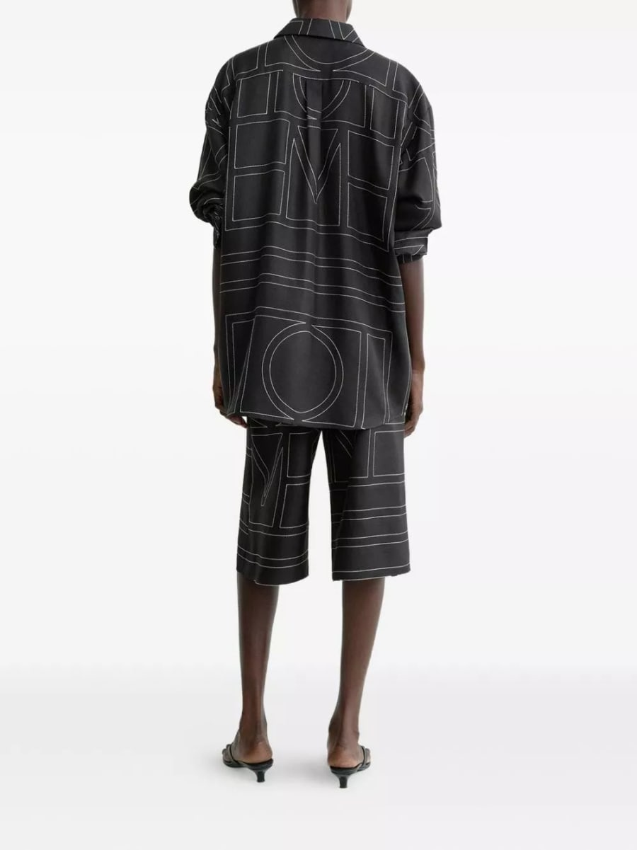 Toteme Camicia in seta ricamata, view 2
