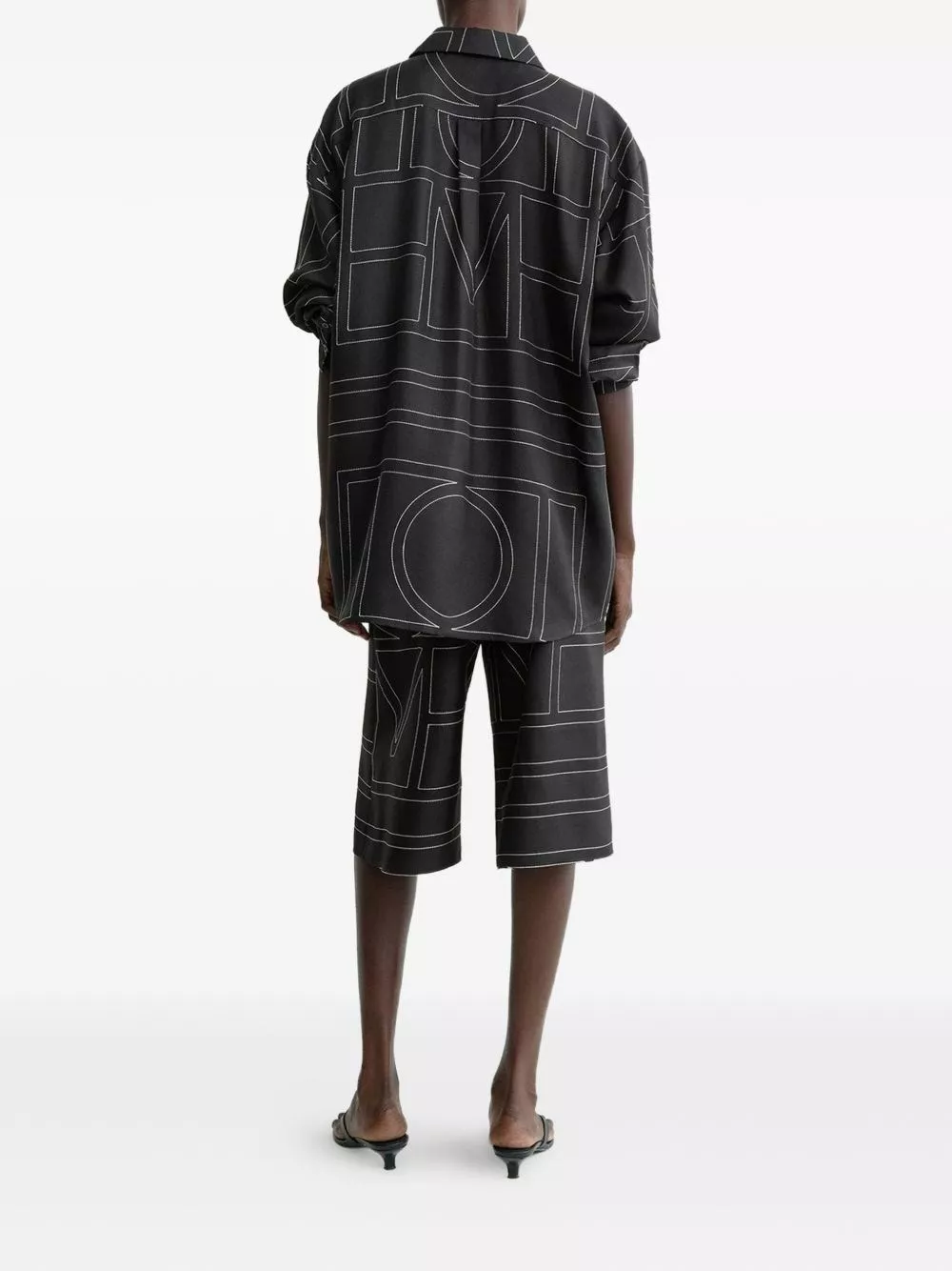 Toteme Camicia in seta ricamata, view 2
