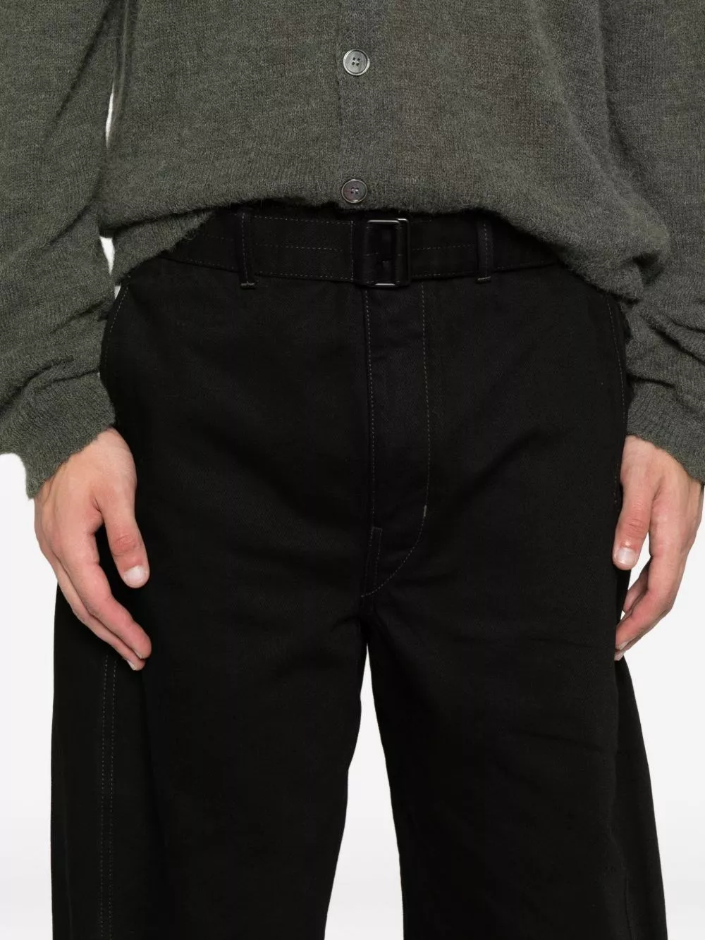 Lemaire Jeans in denim di cotone Twisted, view 2