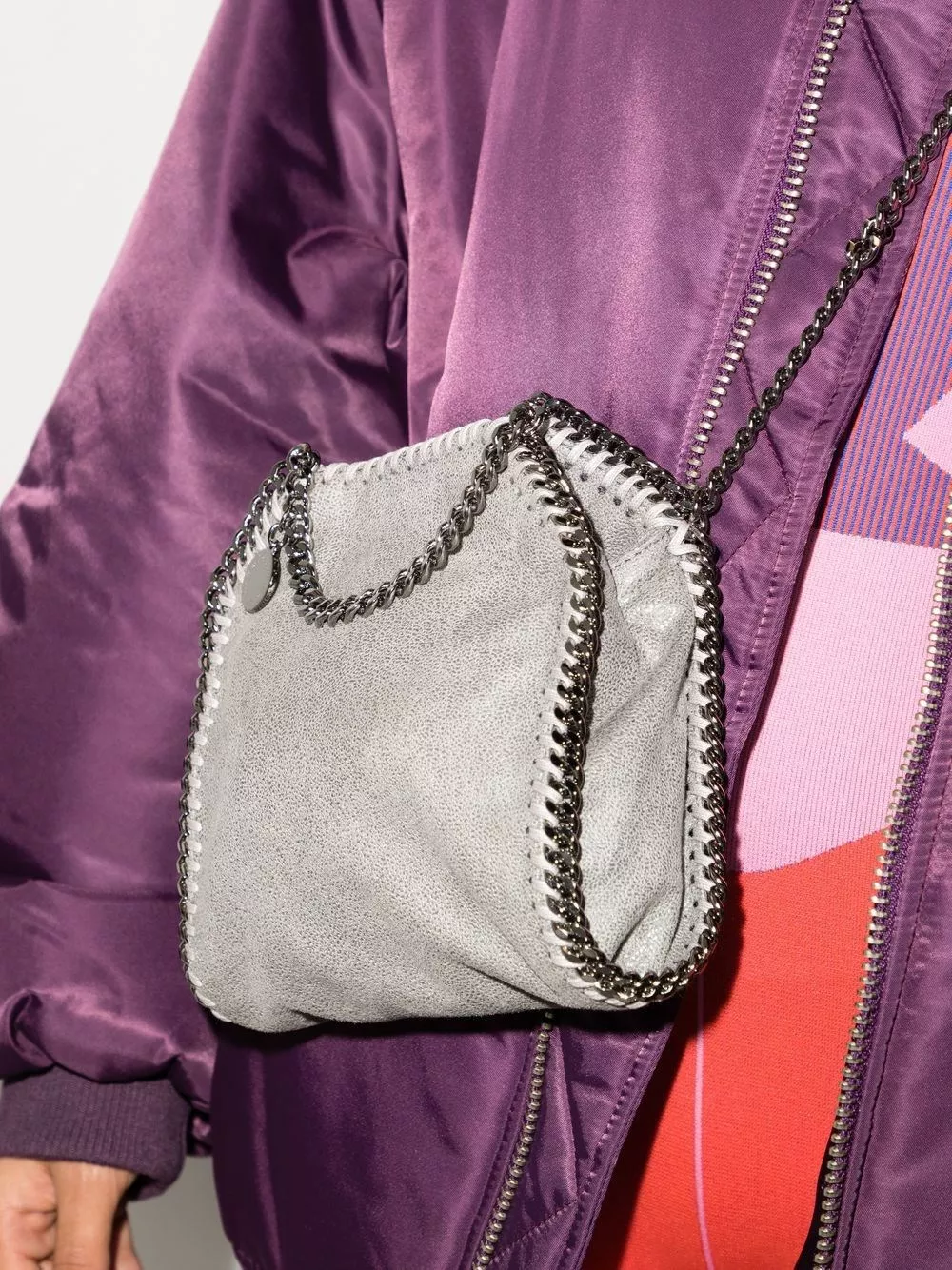 Stella McCartney Borsa a tracolla Falabella Tiny, view 2
