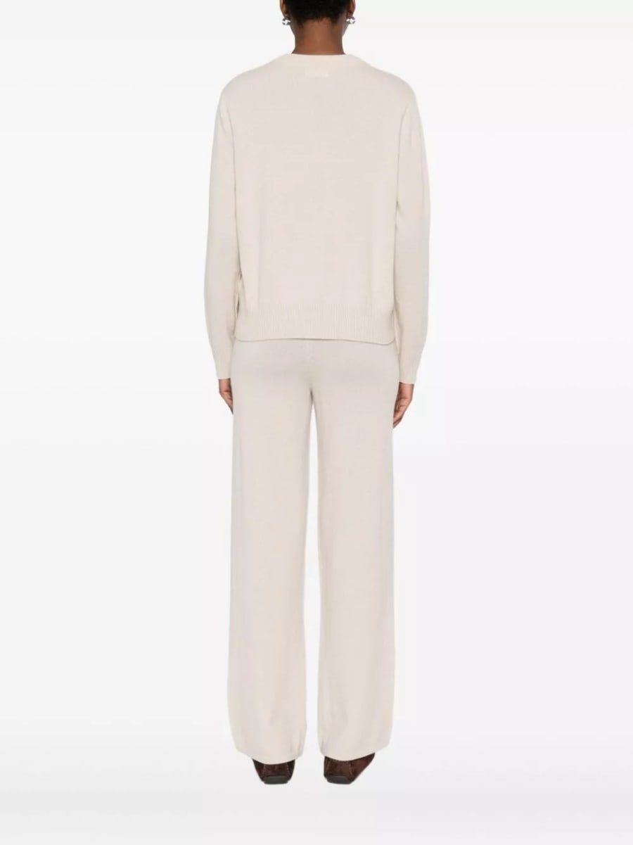 Soft goat Set di pantaloni e maglione in cashmere, view 2