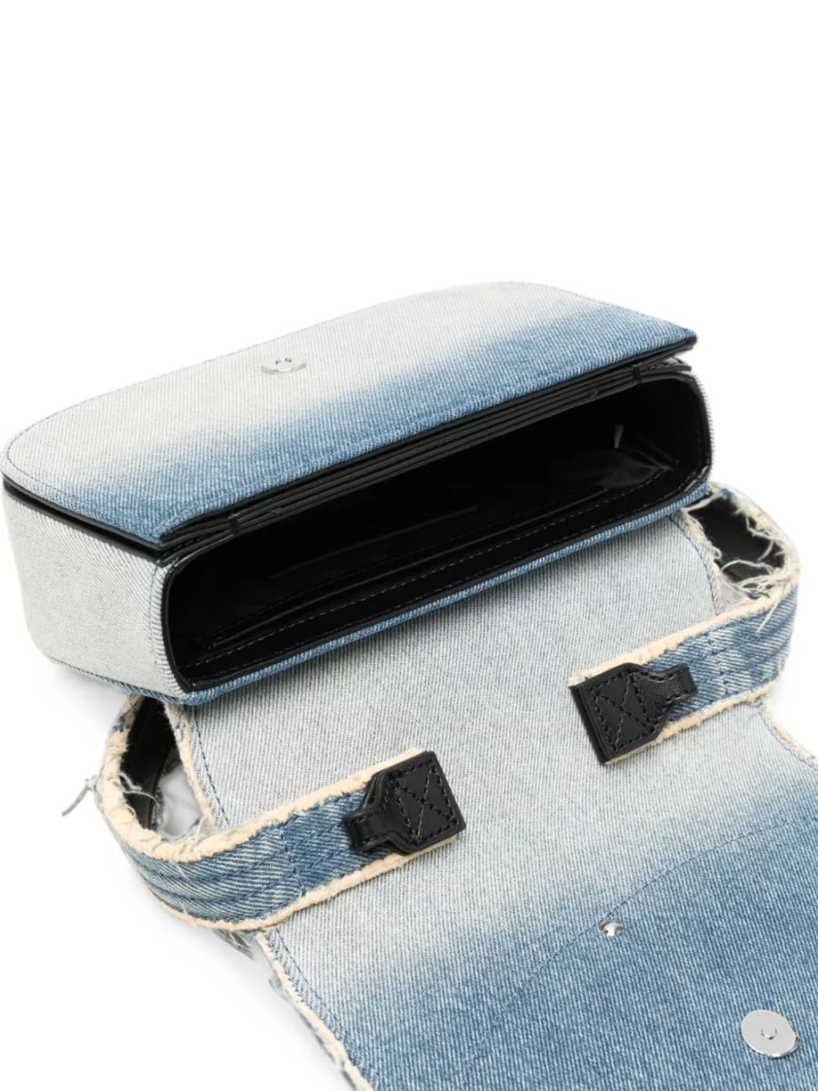 Diesel Borsa a spalla in pelle 1DR, view 4