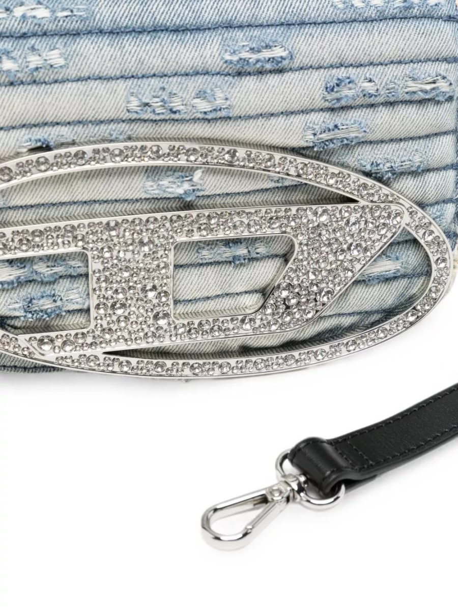 Diesel Borsa a spalla in pelle 1DR, view 5