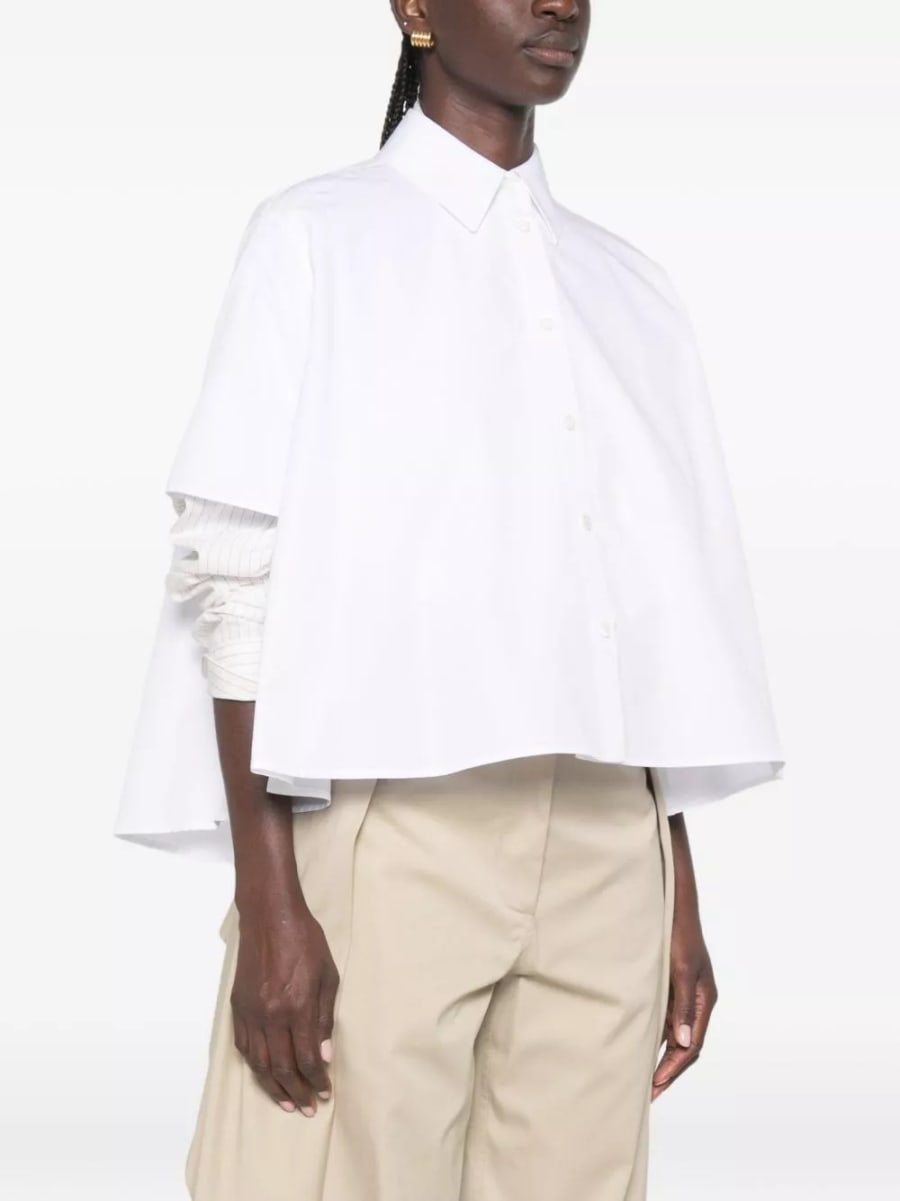 Loewe Camicia trapezio in cotone, view 4