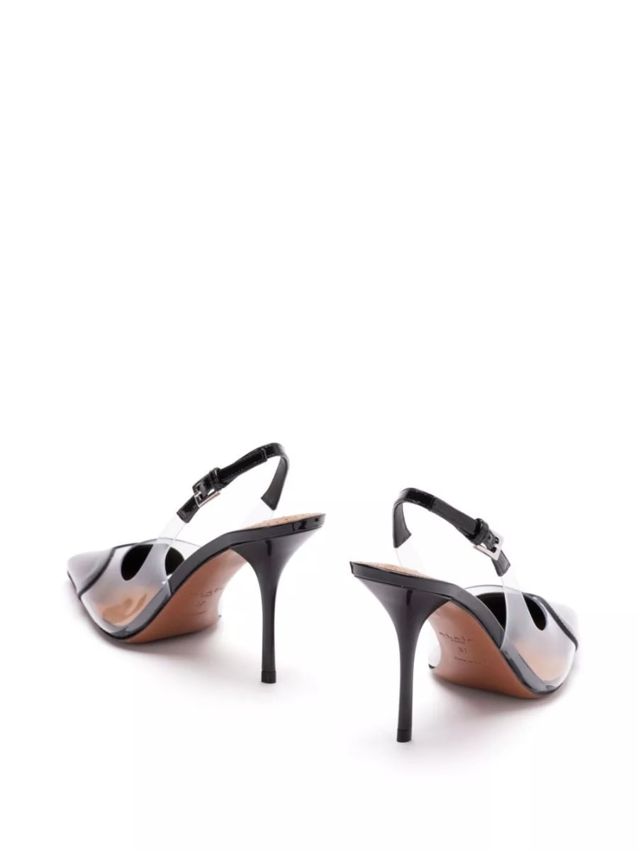 Alaïa Le Coeur in pelle verniciata, view 4