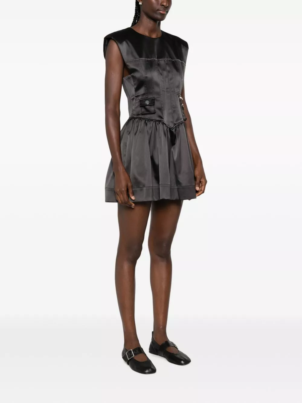 Ganni Abito mini corsetto, view 2