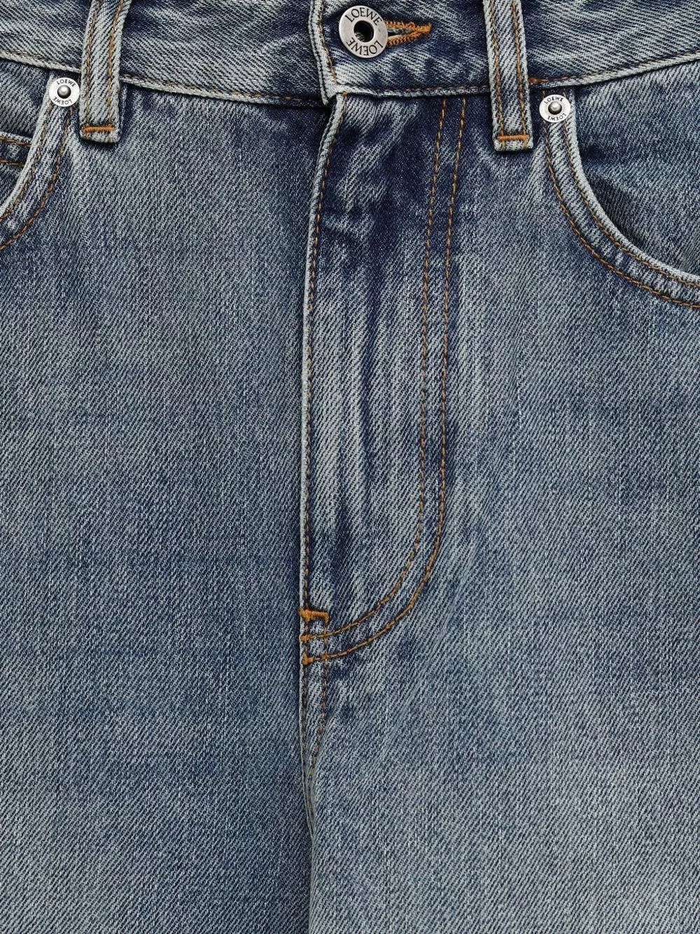 Loewe Jeans in denim Anagram, view 2