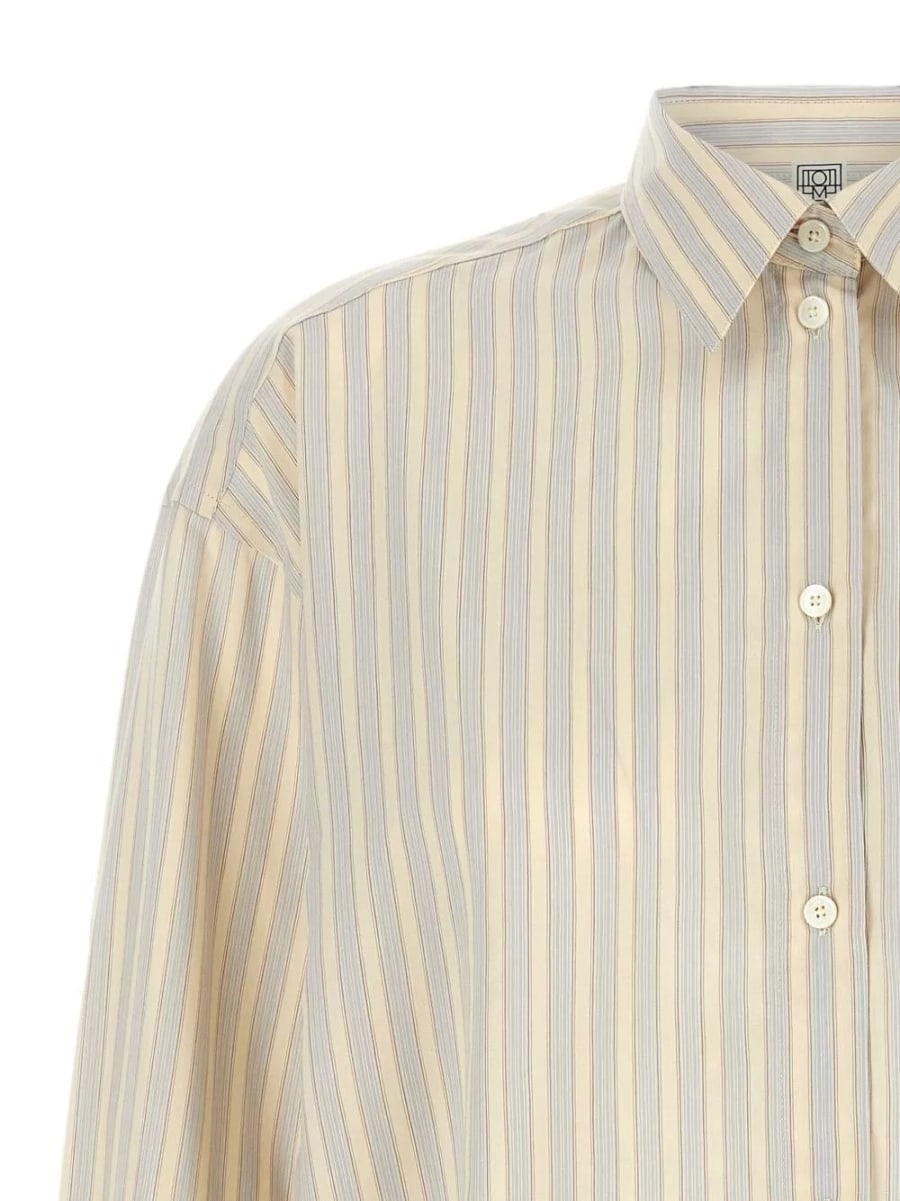 Toteme Camicia oversize a righe, view 3
