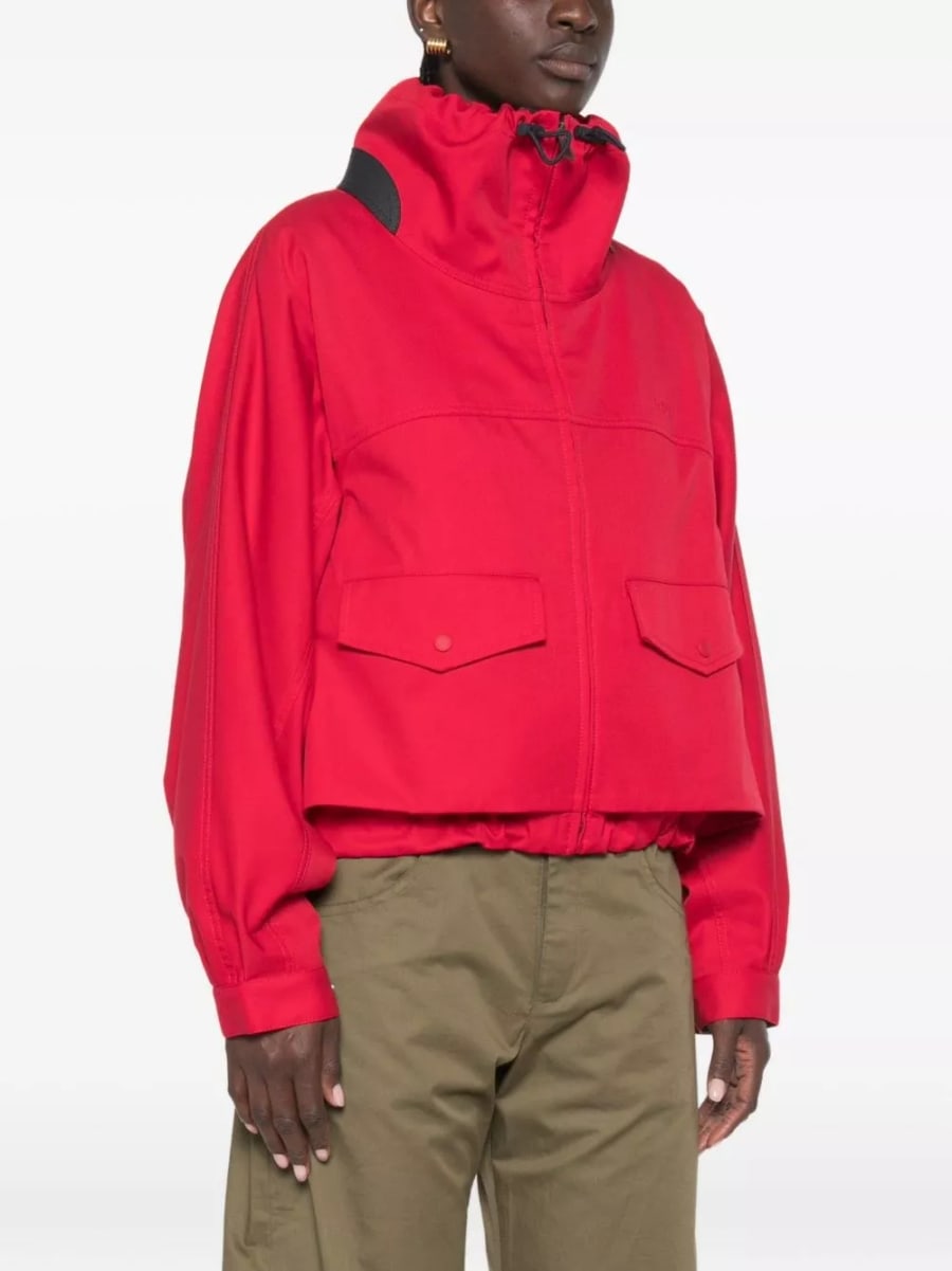Loewe Giacca blouson in cotone e seta, view 4