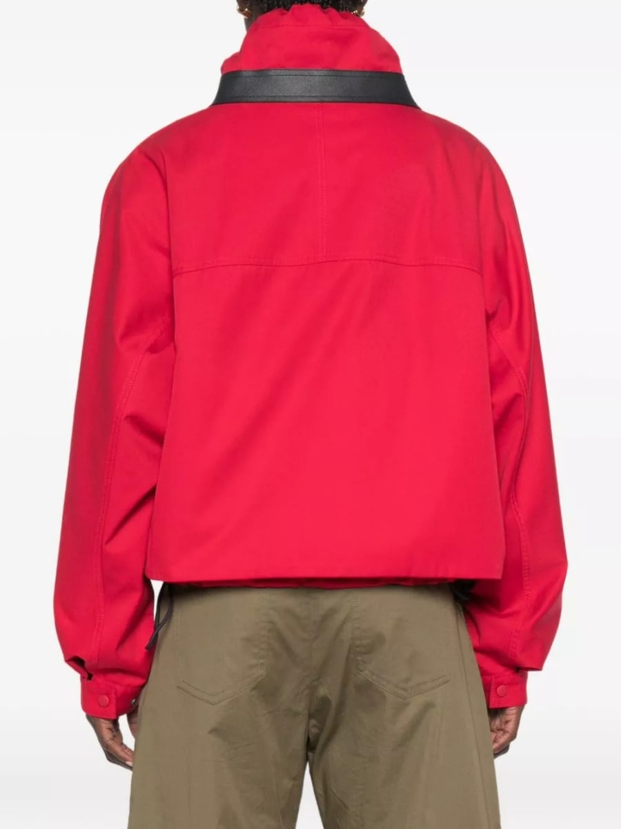 Loewe Giacca blouson in cotone e seta, view 5