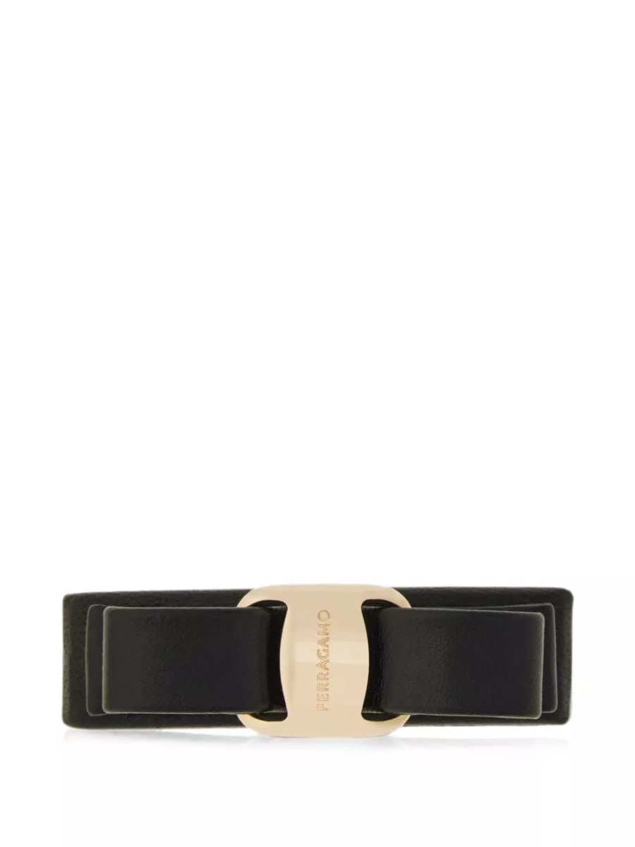 Ferragamo Fermaglio in pelle Vara