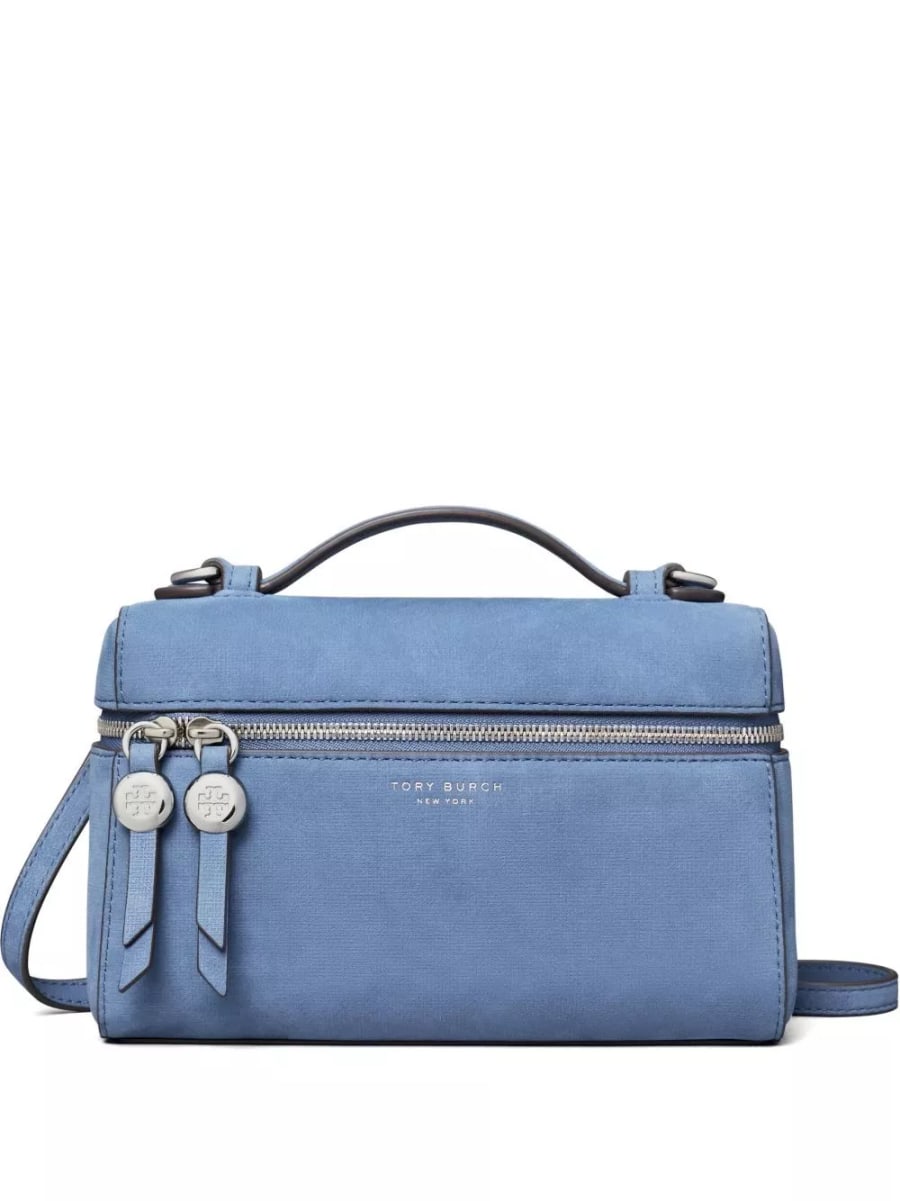 Tory Burch Romy vanity case in pelle
