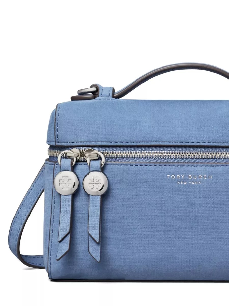 Tory Burch Romy vanity case in pelle, view 2
