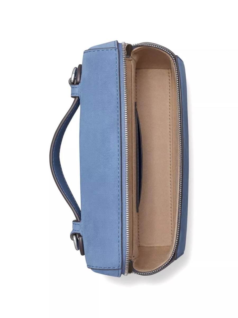 Tory Burch Romy vanity case in pelle, view 6