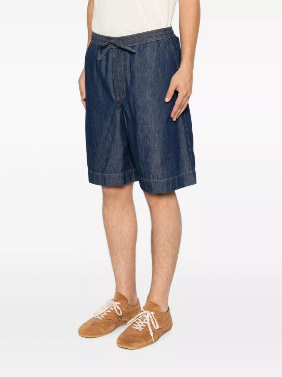 Loewe Shorts in denim Anagram, view 3
