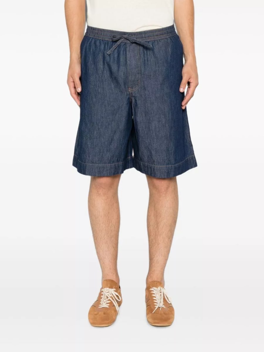 Loewe Shorts in denim Anagram, view 5