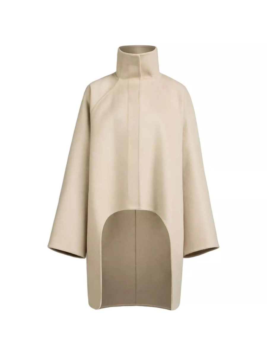Alaïa Cappotto asimmetrico in cashmere