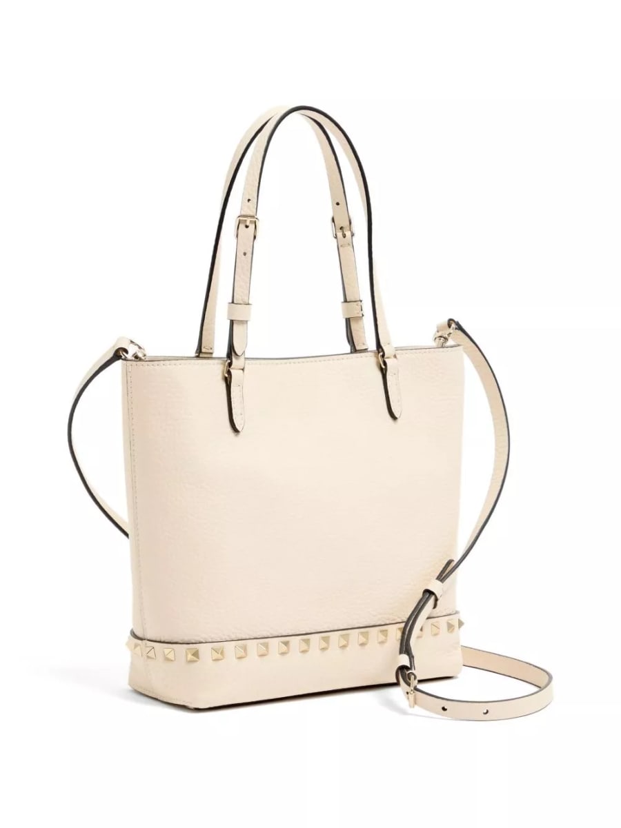 Valentino Garavani Tote Bag in pelle Rockstud, view 2