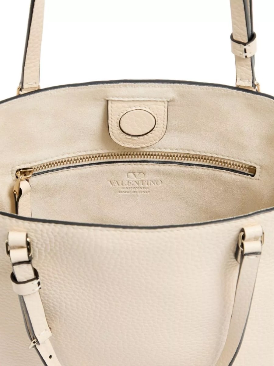 Valentino Garavani Tote Bag in pelle Rockstud, view 5