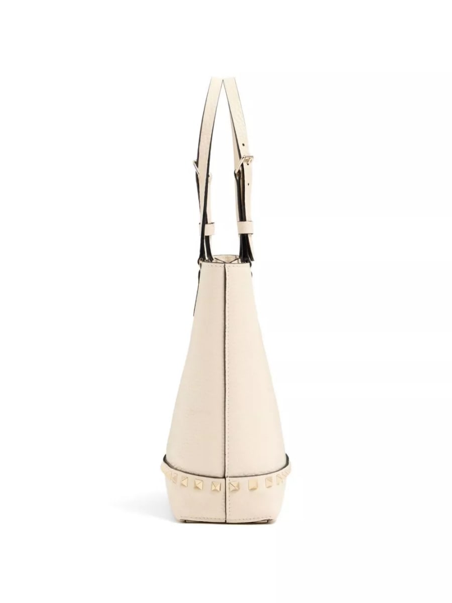 Valentino Garavani Tote Bag in pelle Rockstud, view 6