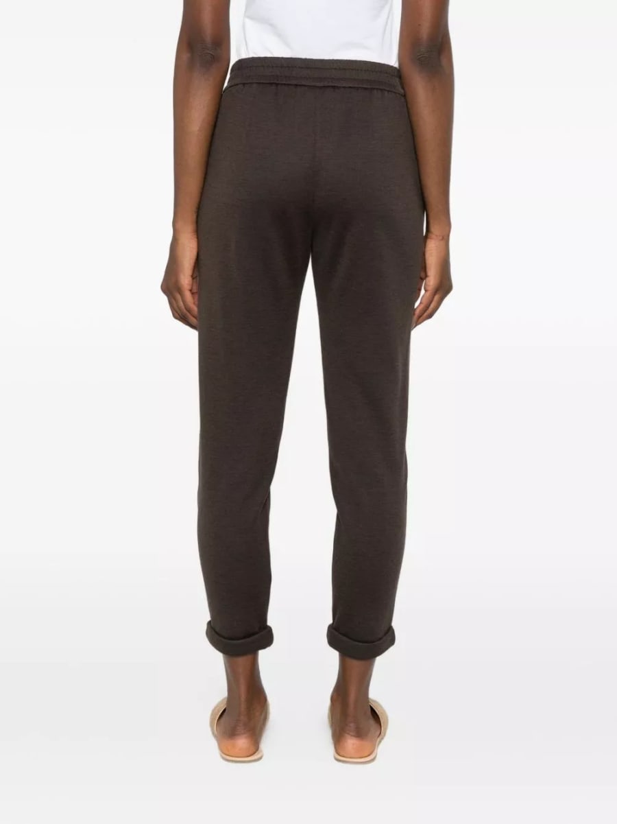 Brunello Cucinelli Pantaloni in cotone e seta, view 5