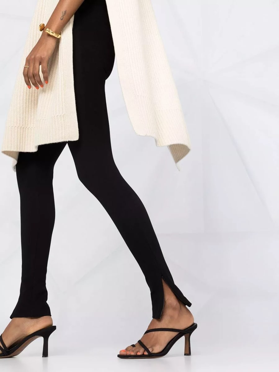Toteme Leggings con zip, view 6