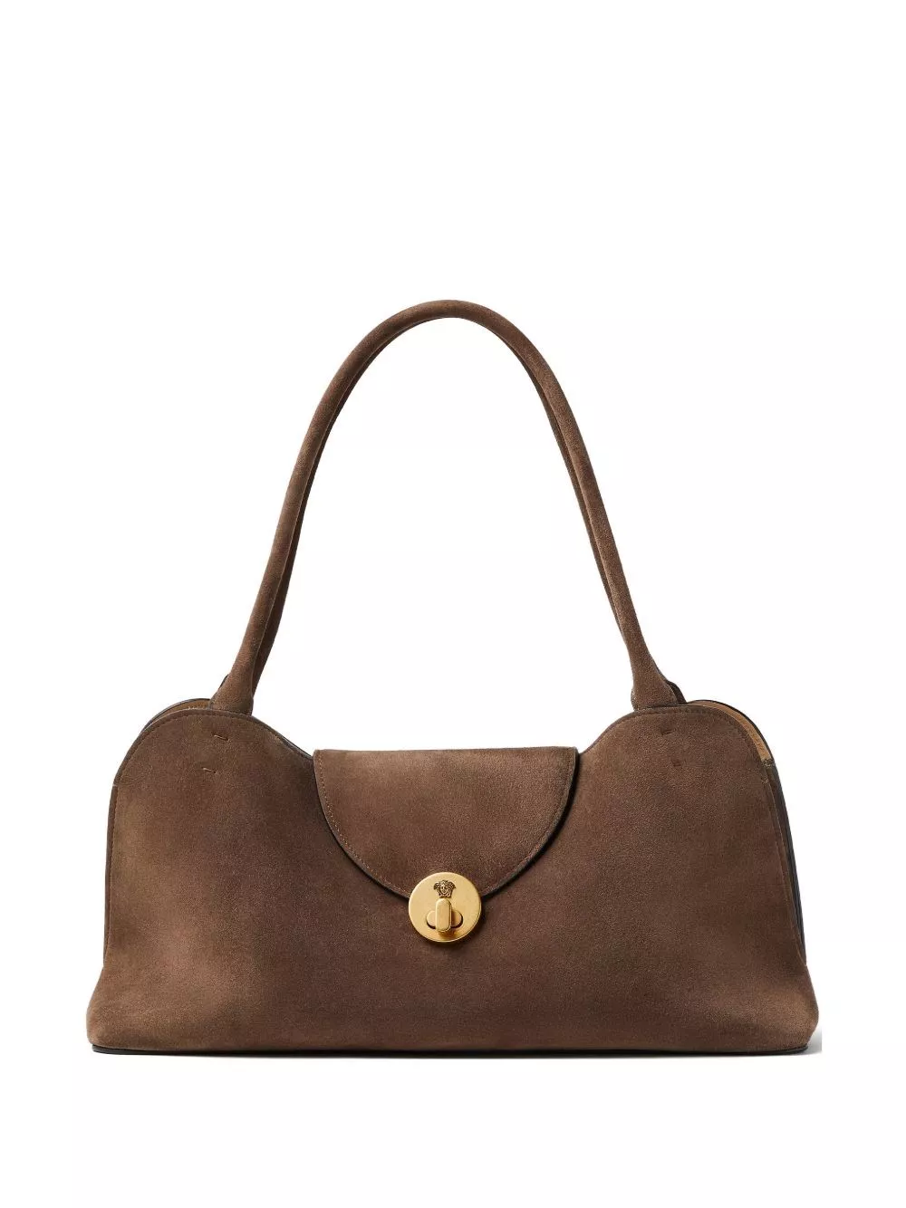 Versace Borsa a spalla in pelle scamosciata Vivian