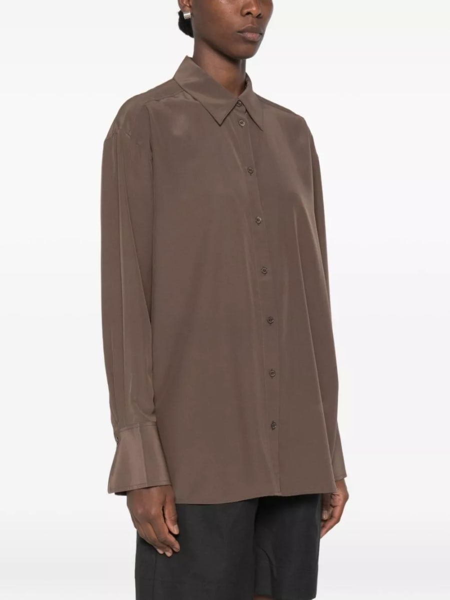 Toteme Camicia in seta crepe, view 2