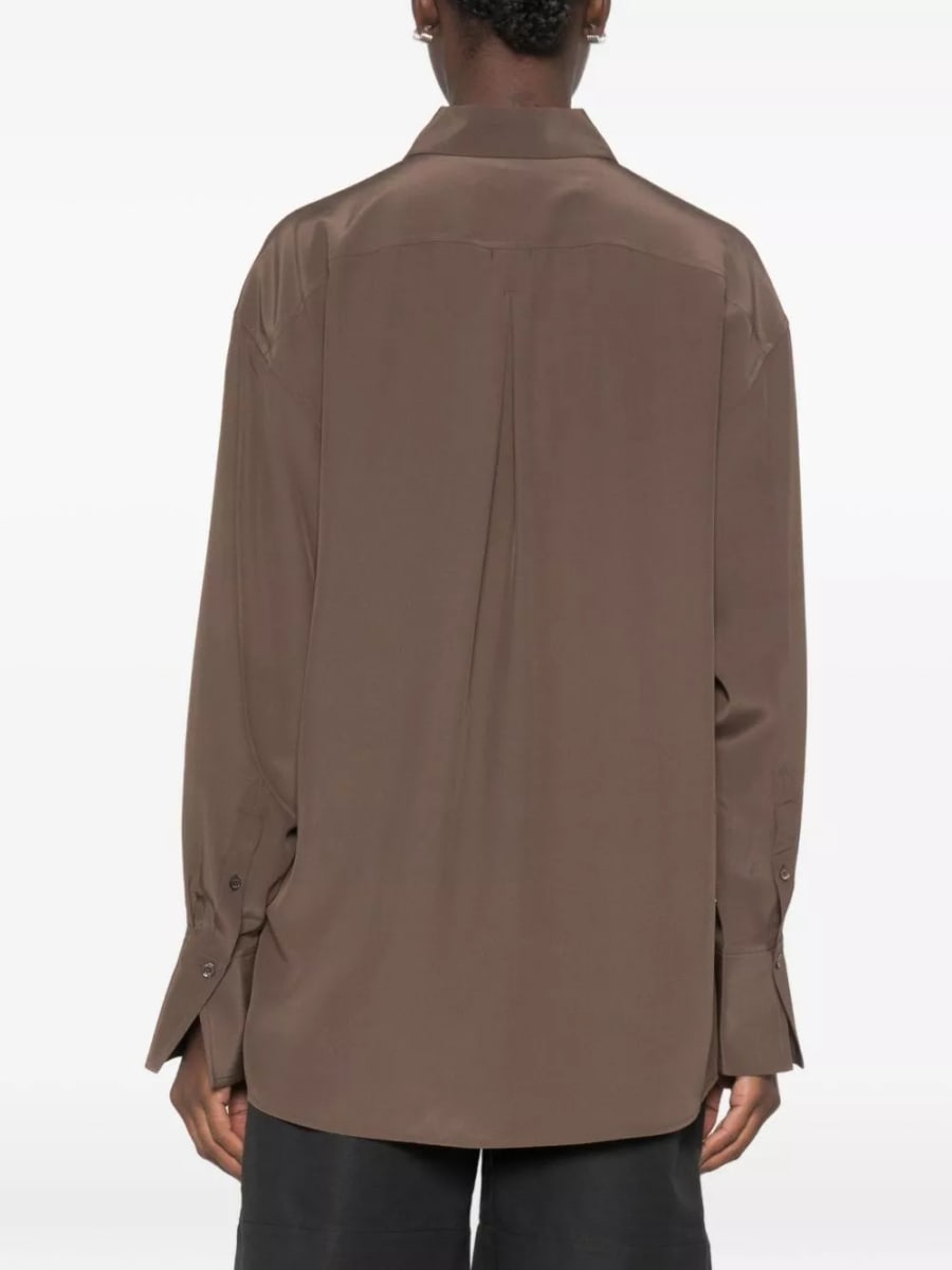 Toteme Camicia in seta crepe, view 5
